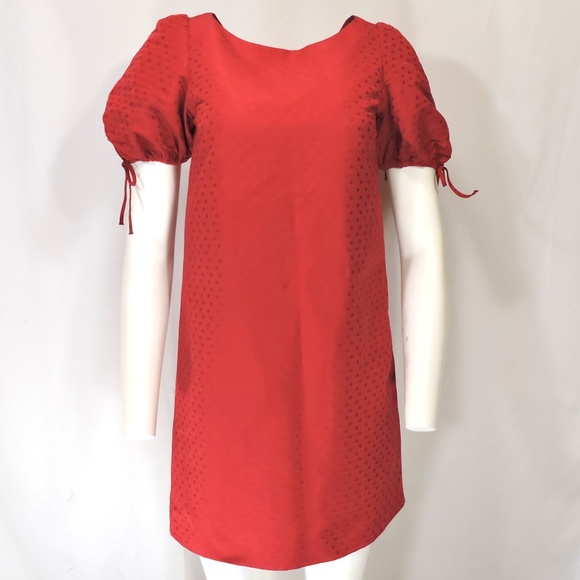 RED VALENTINO 🇮🇹 WOMEN'S RED FASHION DRESS - Picture 1 of 6